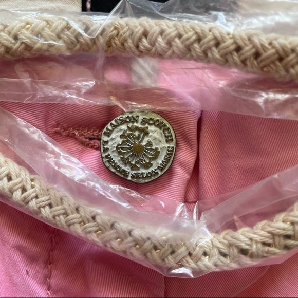 Madison Scotch of Scotch & Soda Pink Low Rise Mini Shorts w/Rope Belt NWT Sz.27 - Picture 4 of 10